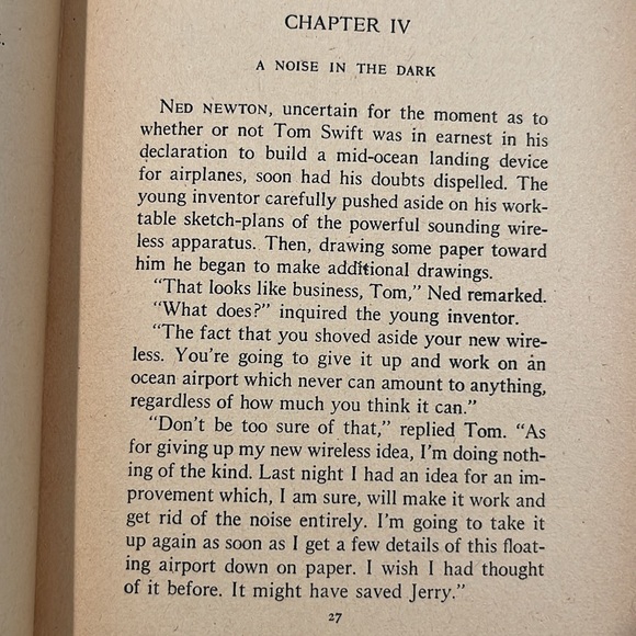 1934 Tom Swift And His Ocean Airport by Victor Appleton HC Book First Edition - Picture 7 of 16